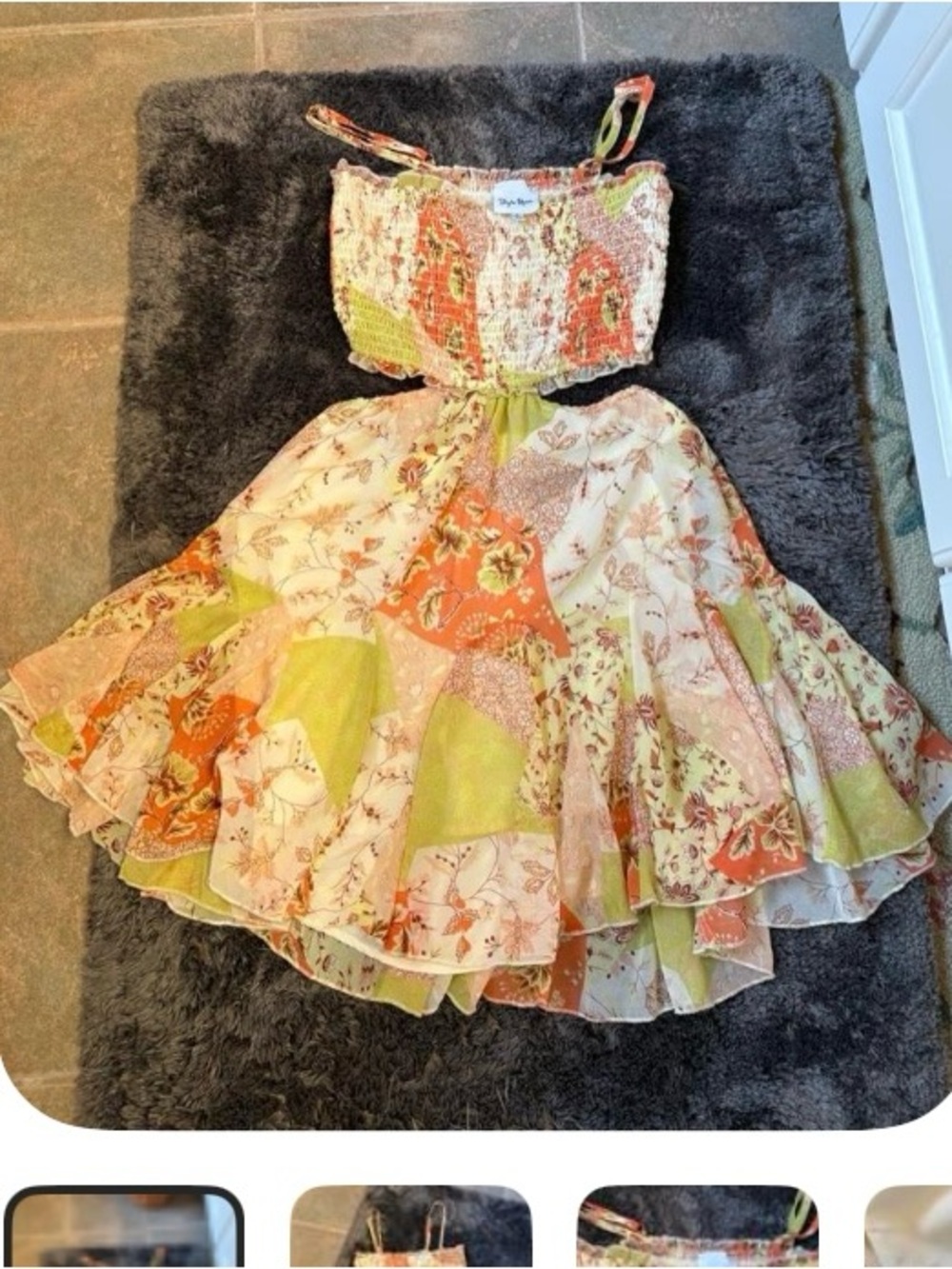 Sky to Moon from Isabelle’s Cabinet - Patchwork Floral Mini Dress